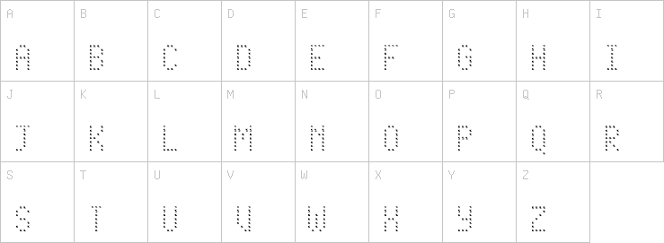 Uppercase characters