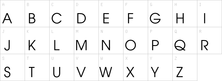 Uppercase characters