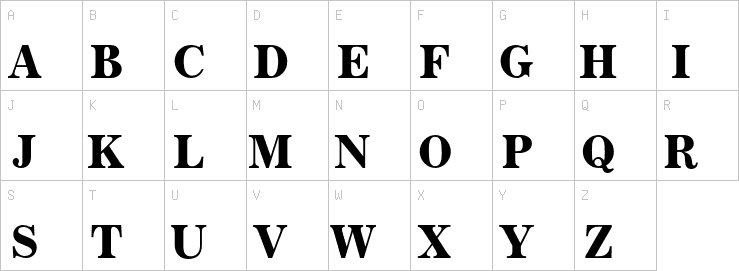 Uppercase characters
