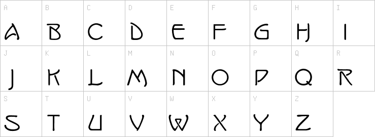 Uppercase characters
