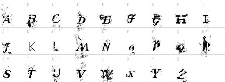 Uppercase characters