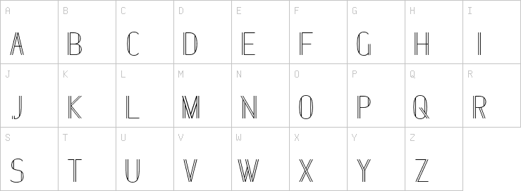 Uppercase characters