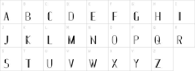 Uppercase characters