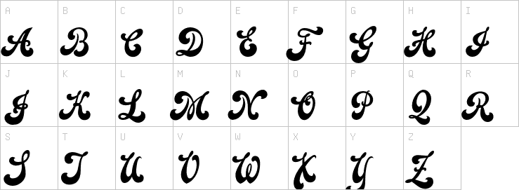 Uppercase characters