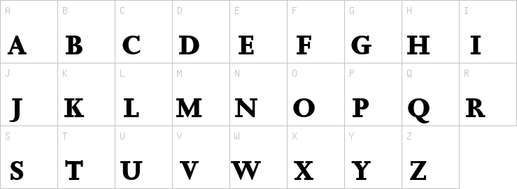 Uppercase characters