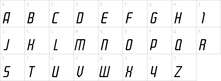 Uppercase characters