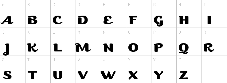 Uppercase characters