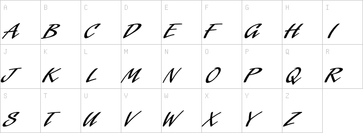 Uppercase characters
