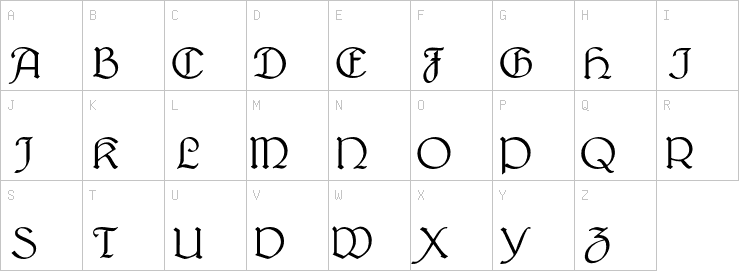 Uppercase characters
