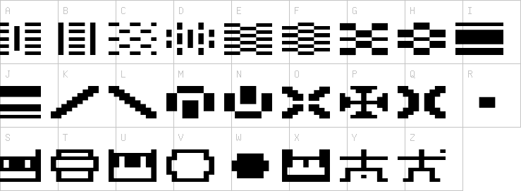 Uppercase characters