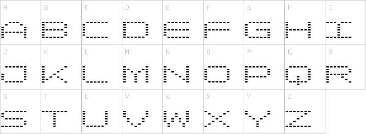 Uppercase characters