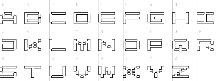 Uppercase characters