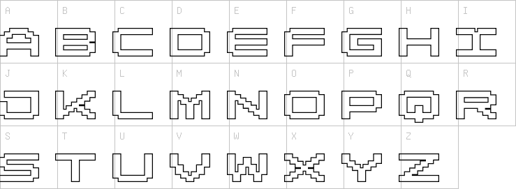 Uppercase characters