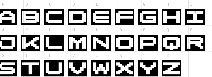 Uppercase characters