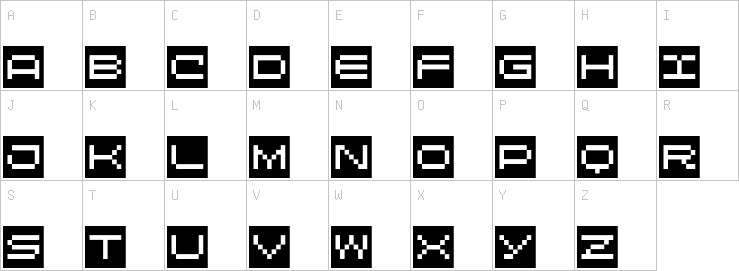 Uppercase characters