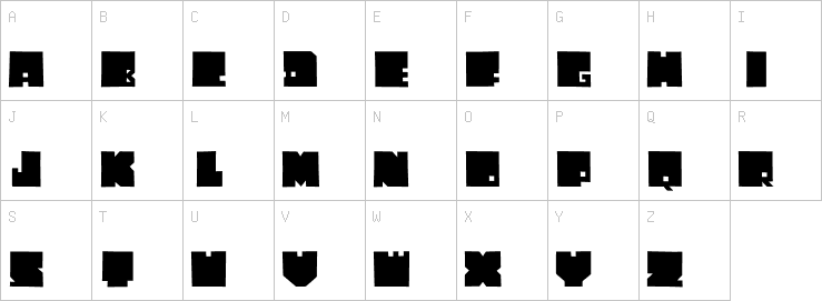 Uppercase characters