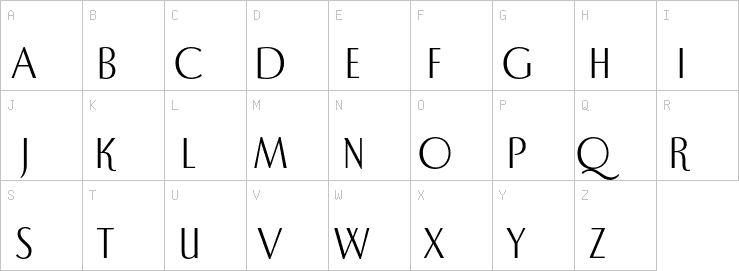 Uppercase characters