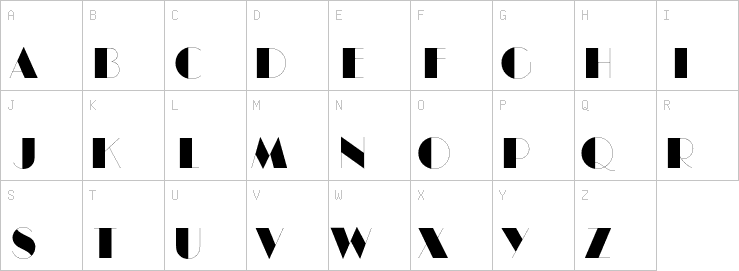 Uppercase characters