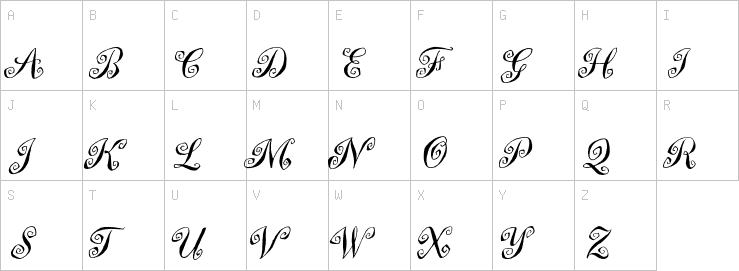 Uppercase characters