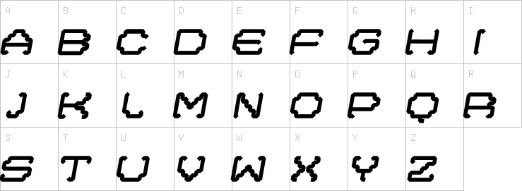 Uppercase characters
