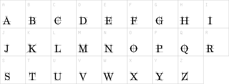 Uppercase characters