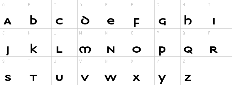 Uppercase characters