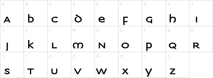 Uppercase characters