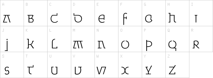 Uppercase characters