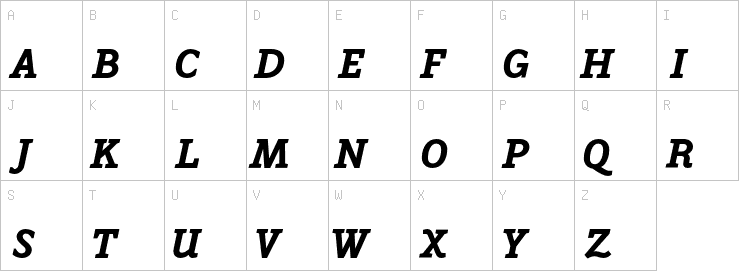 Uppercase characters