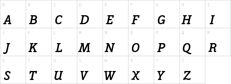 Uppercase characters