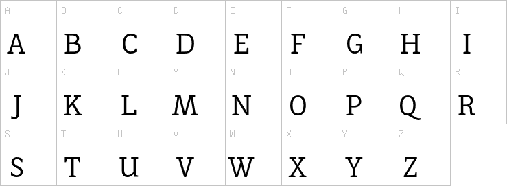 Uppercase characters