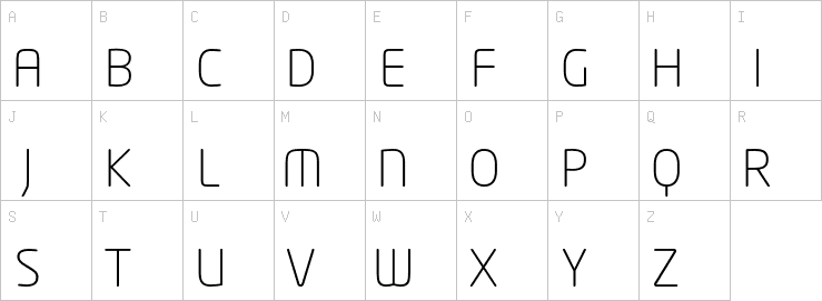 Uppercase characters