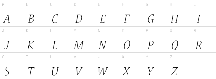 Uppercase characters