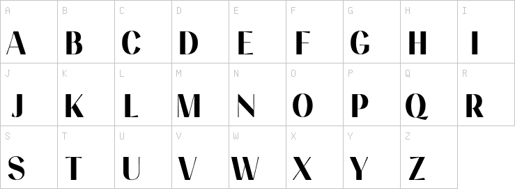 Uppercase characters