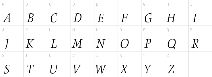 Uppercase characters