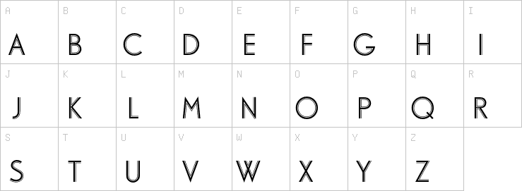 Uppercase characters