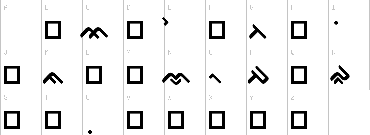 Uppercase characters