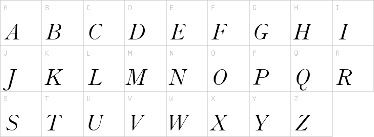 Uppercase characters