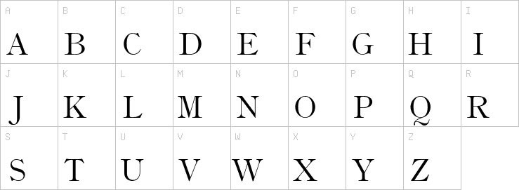 Uppercase characters