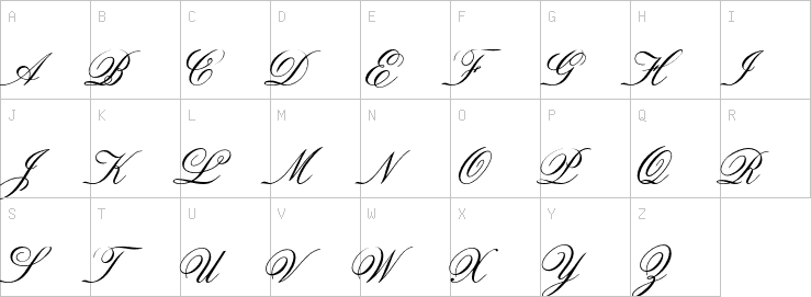 Uppercase characters