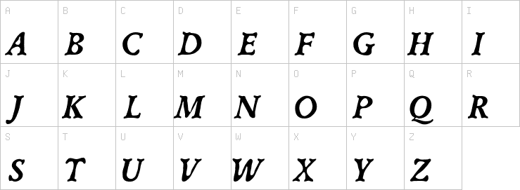 Uppercase characters