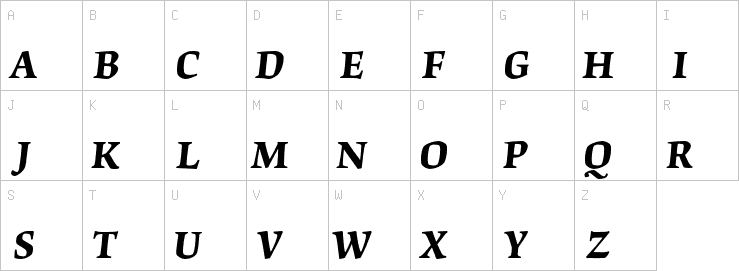 Uppercase characters