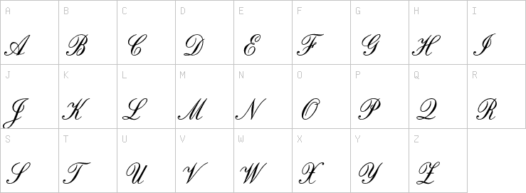 Uppercase characters