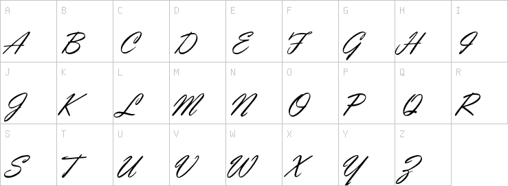 Uppercase characters