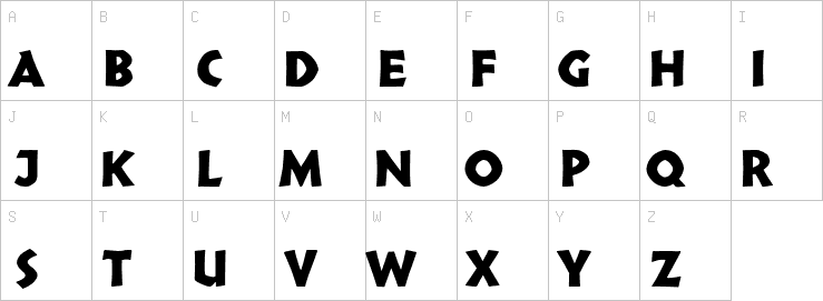 Uppercase characters
