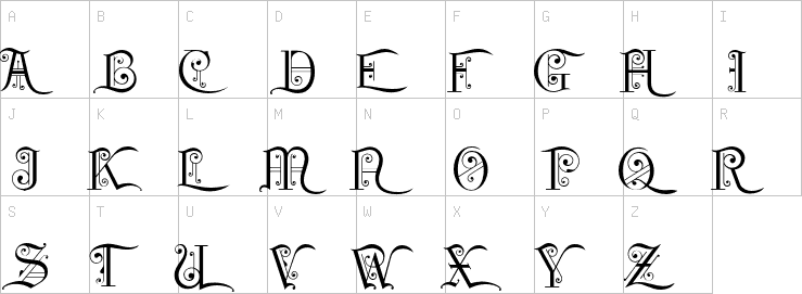 Uppercase characters
