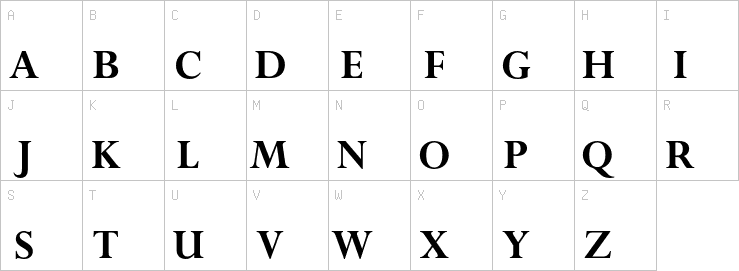 Uppercase characters
