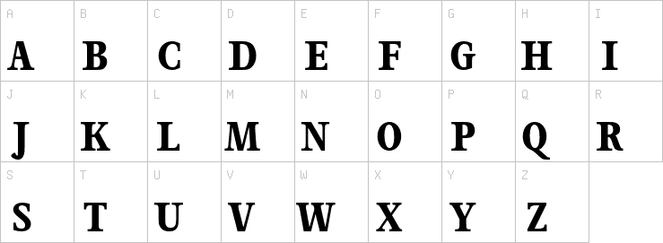 Uppercase characters