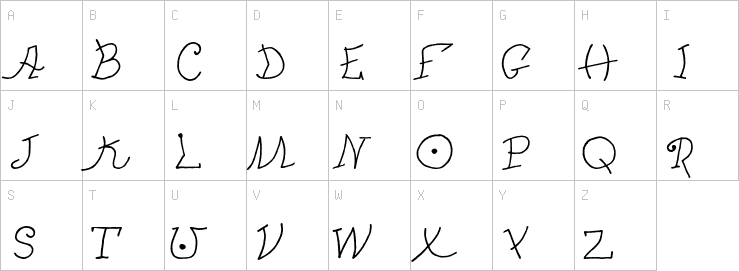 Uppercase characters