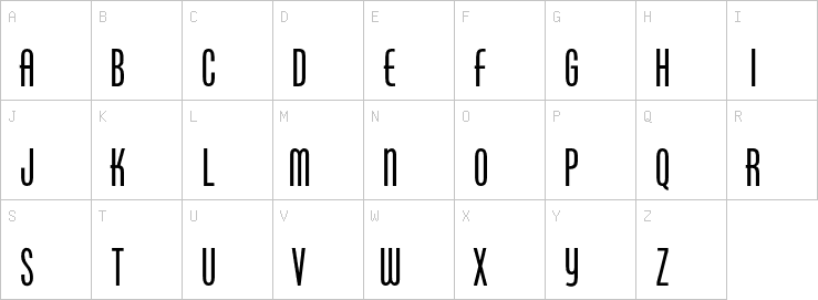 Uppercase characters